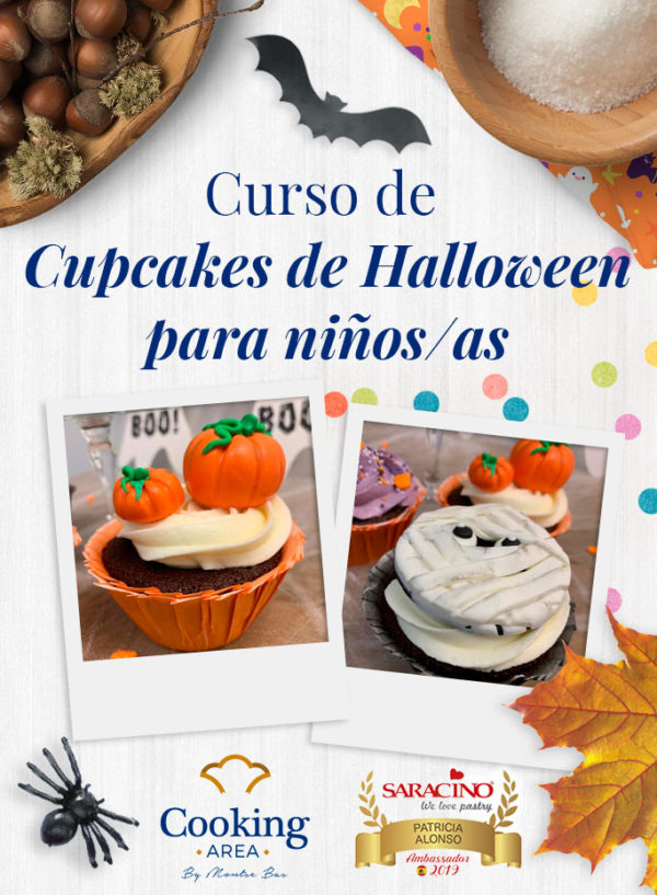Curso de Cupcakes de Halloween para Niños/as en Barcelona | Cooking Area