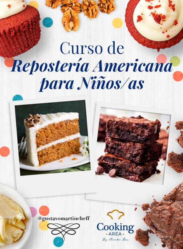 Curso de Repostería Americana para Niños/as en Barcelona | Cooking Area