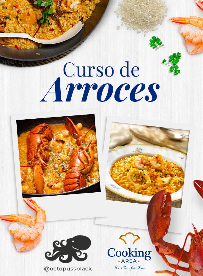 Curso Arroces y Marisco Octopussblack Barcelona | Cooking Area