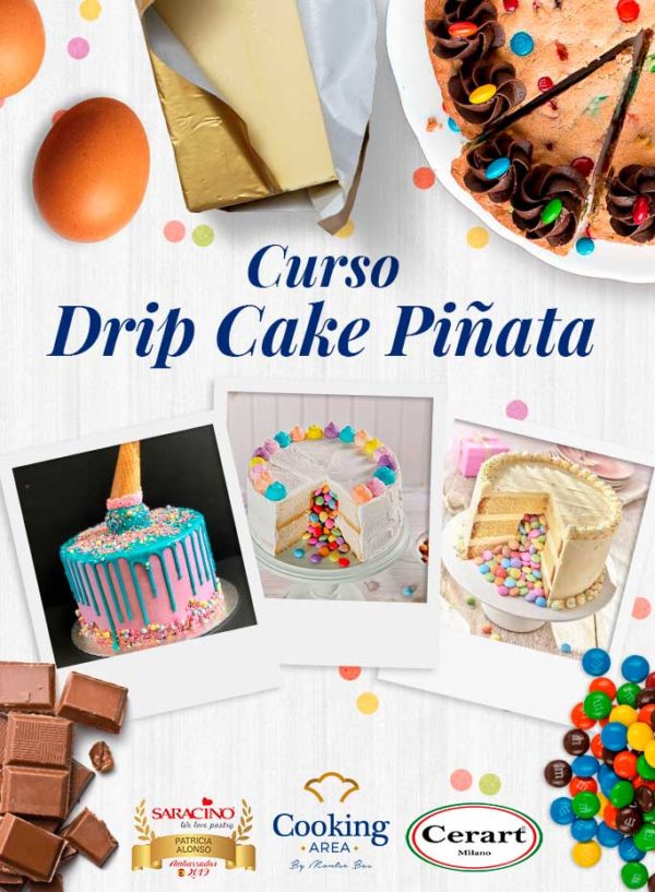 Curso Drip Cake Piñata en Barcelona | Cooking Area
