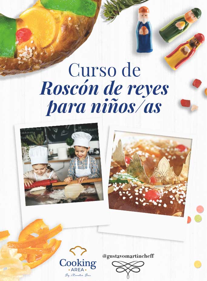 Curso de Roscón de Reyes para niños/as en Barcelona | Cooking Area