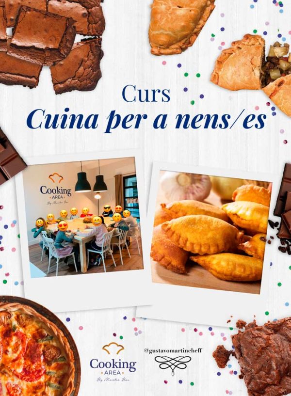 Curs Cuina per a Nens i Nenes amb Gustavo Martín a Barcelona | Cooking Area