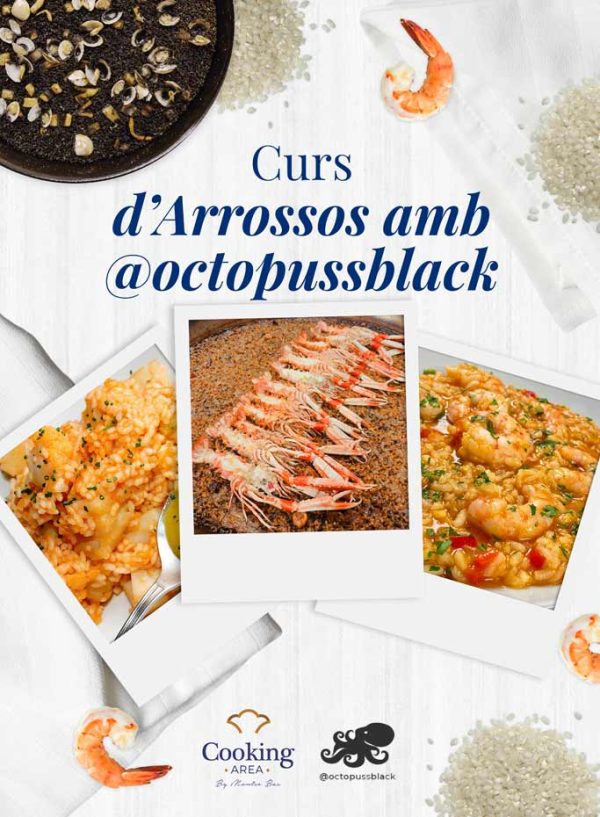 Curs Arròs Sec, Melós i Negre amb Octopussblack a Barcelona | Cooking Area