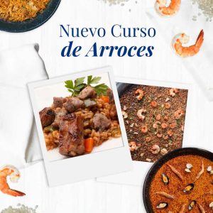 Curso de Arroces con Chipirones al Ajillo y Costilla Ibérica en Barcelona | Cooking Area