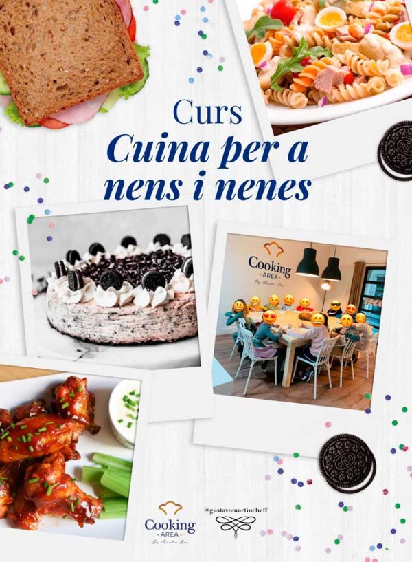 Curs de Cuina per a Nens amb Gustavo Martín a Barcelona | Cooking Area