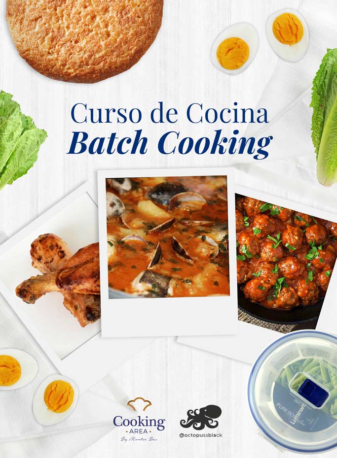 Curso de Cocina Batch Cooking en Barcelona | Cooking Area