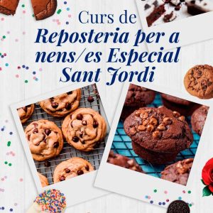 Curs de Rebosteria per a nens Especial Sant Jordi a Barcelona | Cooking Area