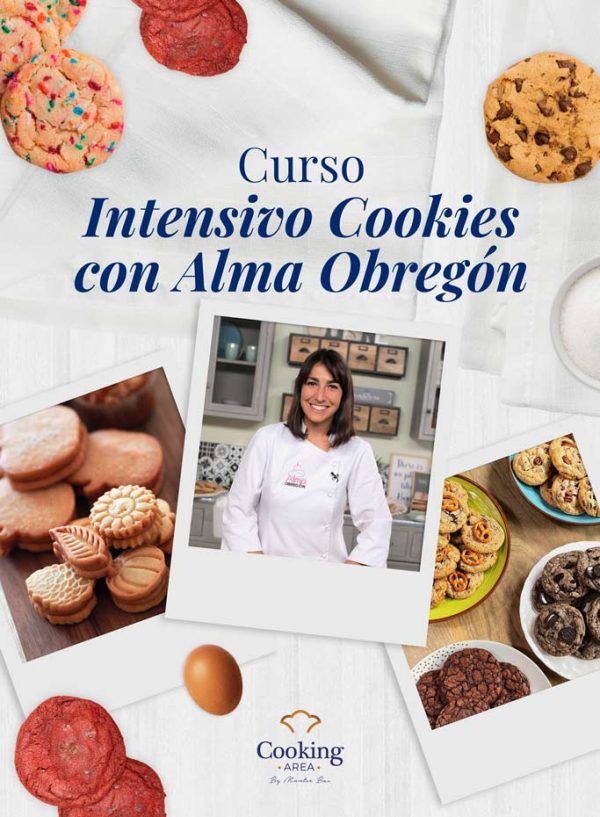 Curso Intensivo Cookies con Alma Obregón en Barcelona | Cooking Area