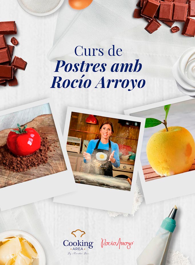Curs de Postres a Barcelona amb Rocío Arroyo | Cooking Area