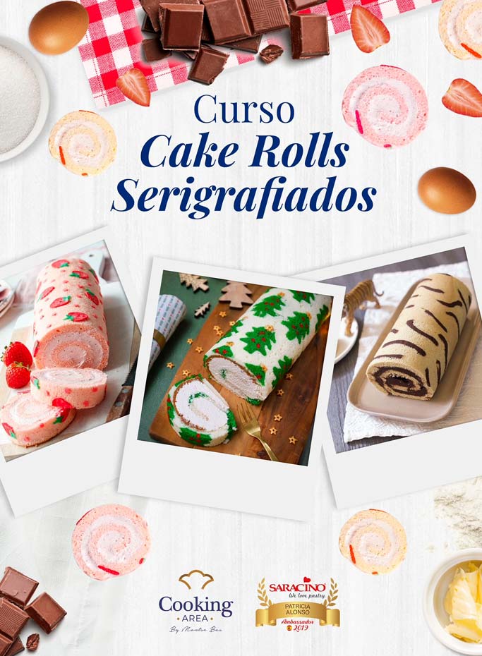 Curso Cake Rolls Serigrafiados en Barcelona | Cooking Area