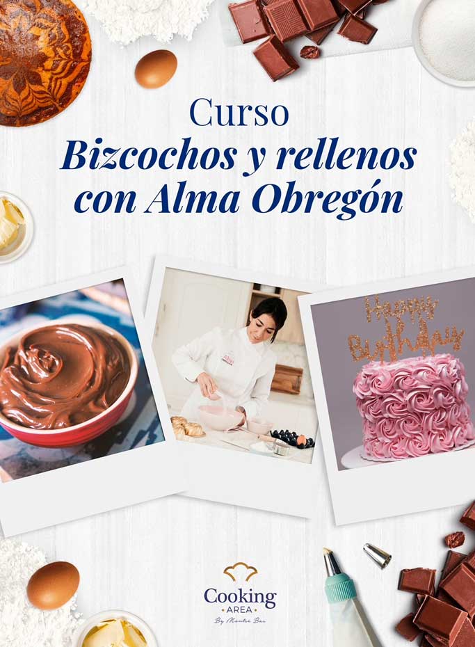 Curso Bizcochos y Rellenos con Alma OIbregón en Barcelona | Cooking Area