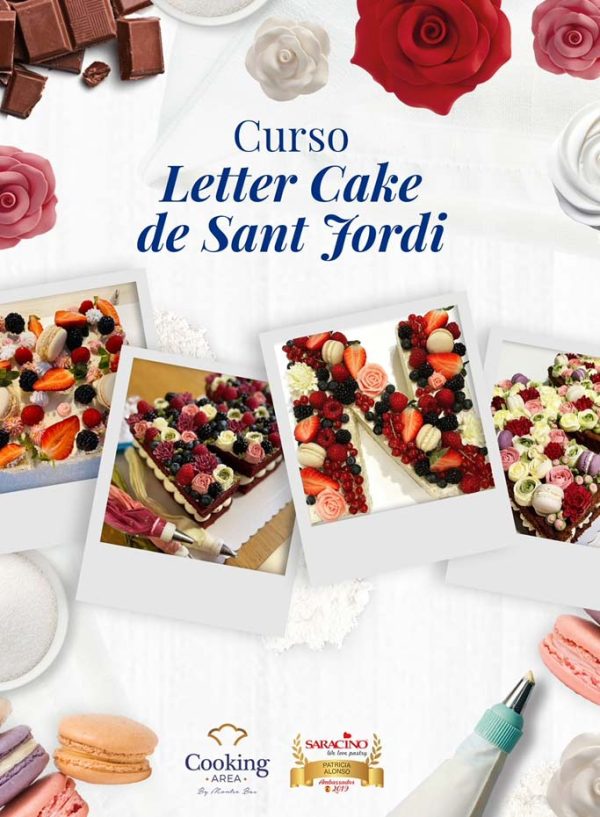 Curso Letter Cake de Sant Jordi en Barcelona | Cooking Area