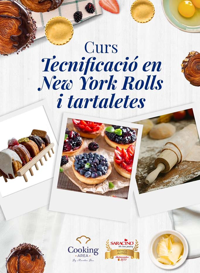 Curs Tecnificació en New York Rolls i Tartaletes a Barcelona | Cooking Area