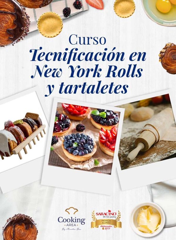 Curso Tecnificación en New York Rolls y Tartaletas en Barcelona | Cooking Area