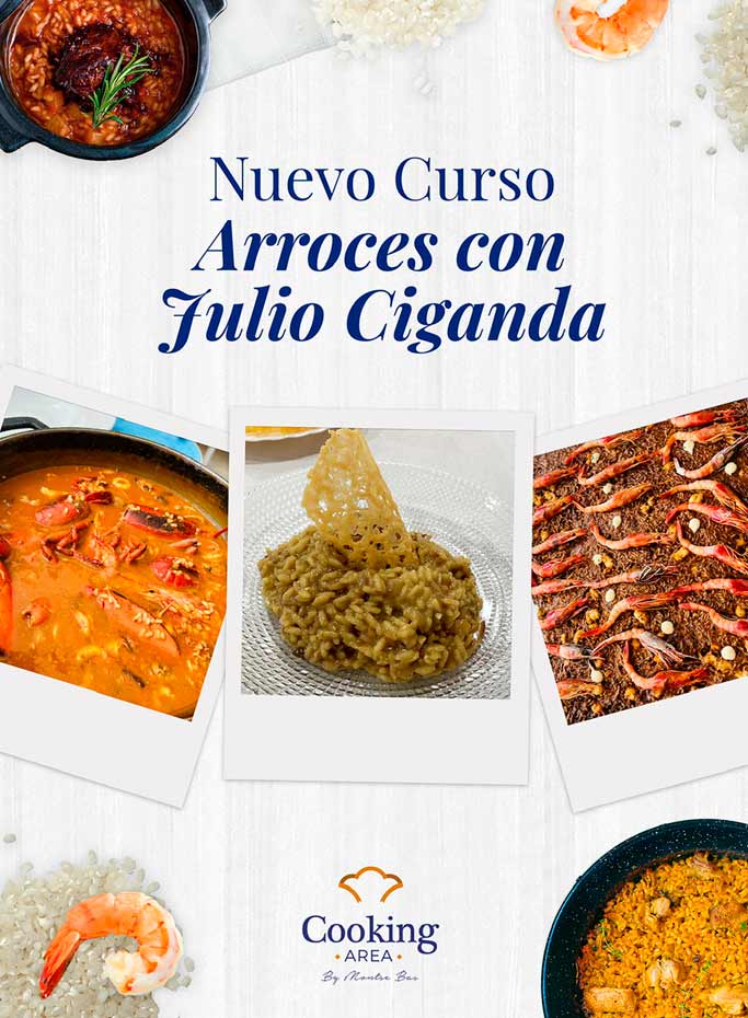 Curso de Arroces con Julio Ciganda en Barcelona | Cooking Area