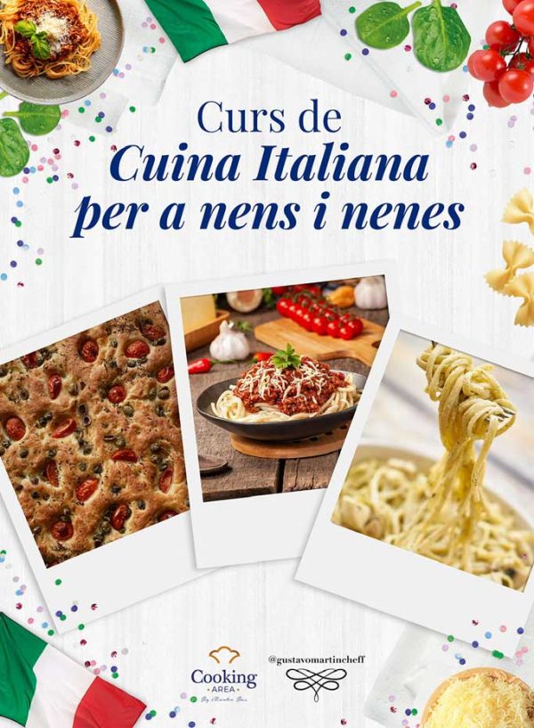 Curs Cuina Italiana per a Nens/es a Barcelona | Cooking Area