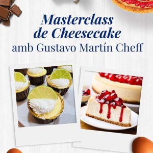Masterclass de Cheesecake amb Gustavo Martín en Barcelona | Cooking Area