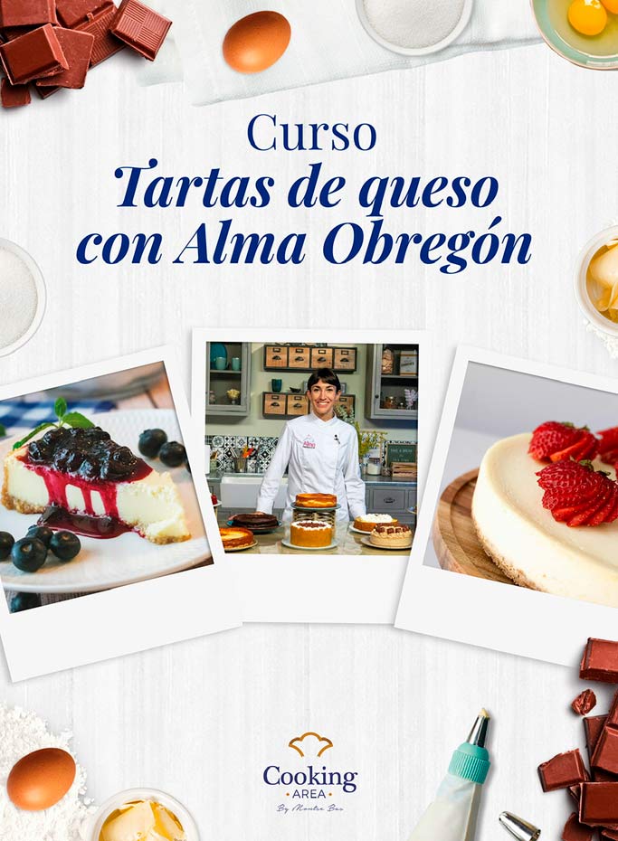 Curso Tartas de Queso con Alma Obregón en Barcelona | Cooking Area