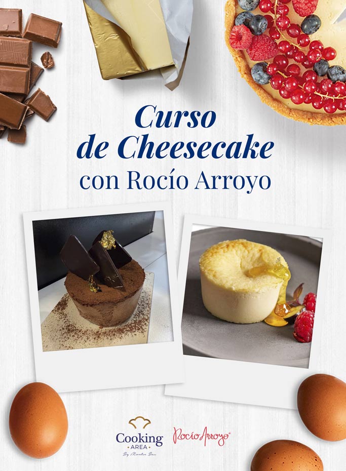 Curso de Cheesecake con Rocío Arroyo en Barcelona | Cooking Area