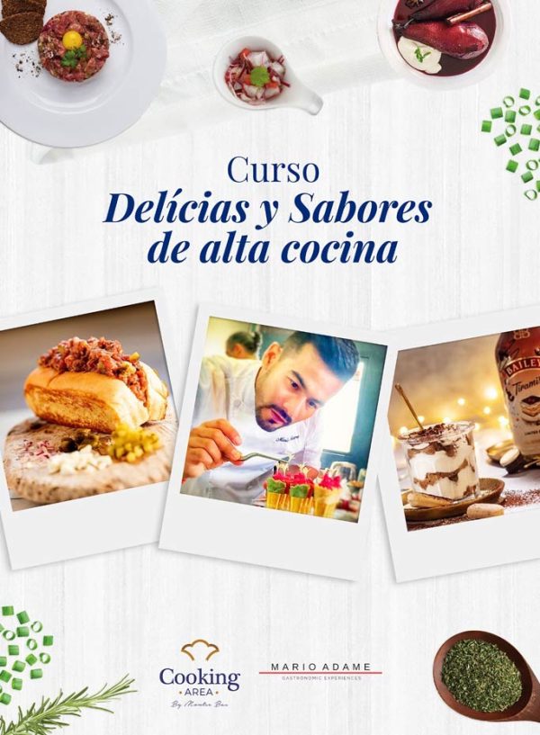 Curso Delicias y Sabores de Alta Cocina con Mario Adame en Barcelona | Cooking Area